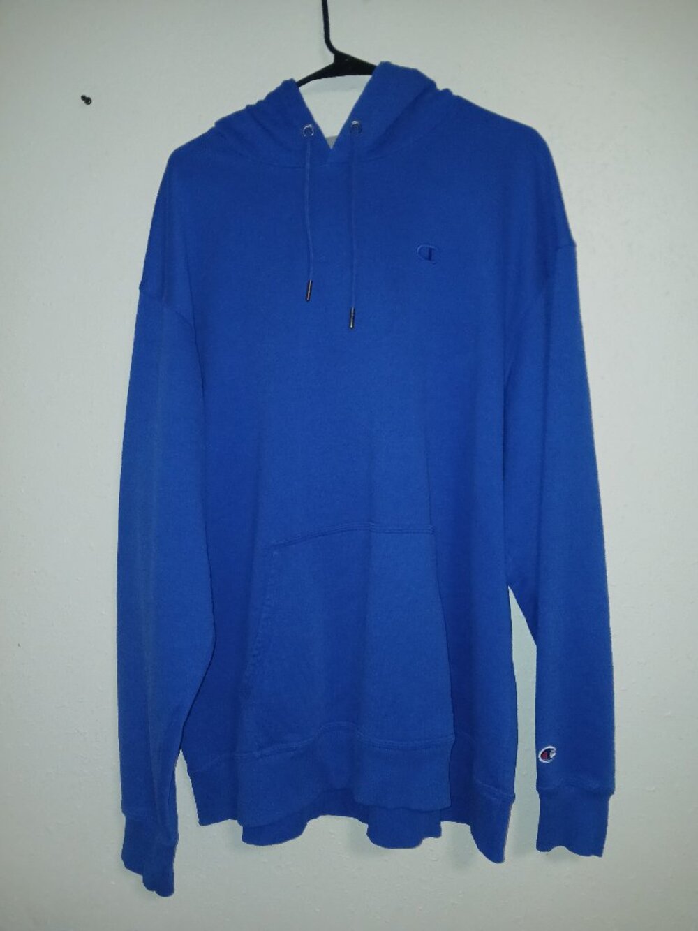 champion blue hoodie size XXL